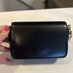 Elegant Black Leather Crossbody Bag Elisabeth’s Franco